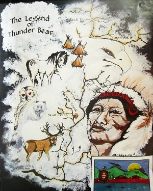 The treasure map. The treasure map.