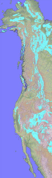 Map of Major Calcareous Deposits