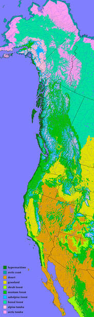 Map of Elevational Subzones Map of Elevational Subzones